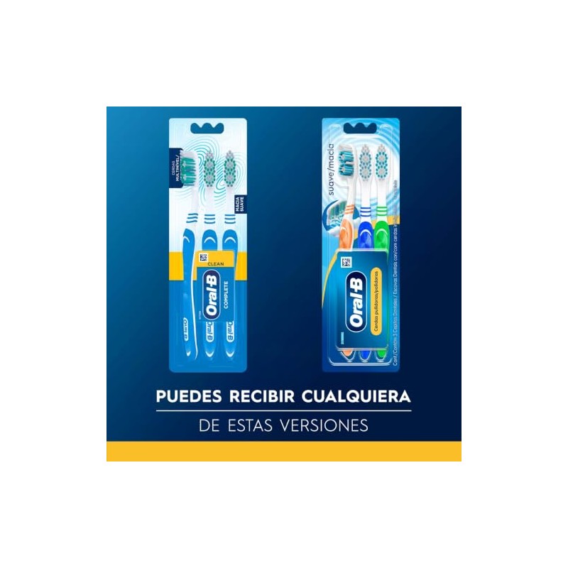 Oral Cepillo Dientes Complete Cerdas Suaves Uds