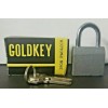 Vintage Gumball Vending Machine Goldkey Iron Padlocks Gray Old Vending