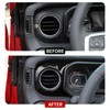 JeCar Dashboard Panel Trim Cover Center Console Decoration Kit Interior