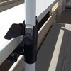 Multifunctional Umbrella Stands, Black Fixed Clip Umbrella Clamp & Portable