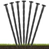 100 Pack Plastic Landscape Anchoring Stakes Plastic Edging Garden Spikes