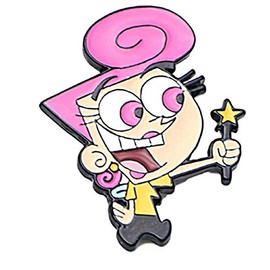 New Horizons Production Wanda Fairy Cartoon Character Metal Enamel Pin