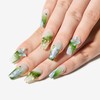 Sun&Beam Nails Handmade Press On Nail Long Coffin Ballerina Green