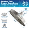 High Pressure Shower Head - Anti-Clogging Silicone Nozzles - 2.5