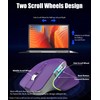 TISHLED Wireless Gaming Mouse Tri-Mode 2.4Ghz/Bluetooth 5.2/Wired USB-C with Two