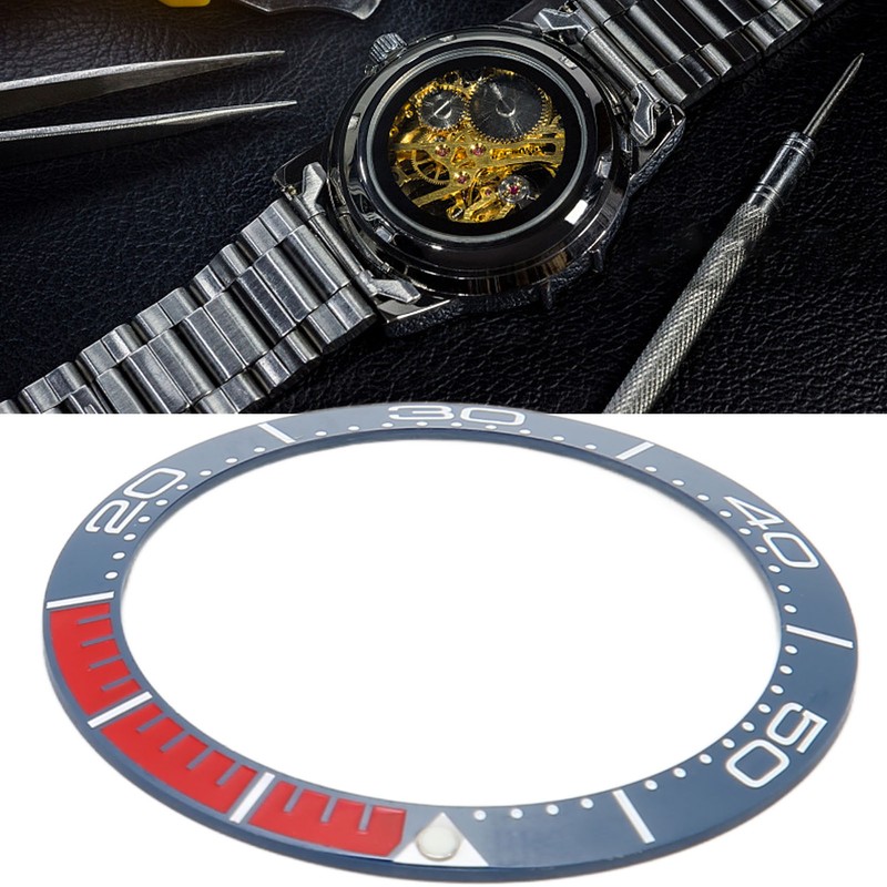 Professional Watch Bezel Insert 38mm Ceramic Watch Bezel Ring Repair