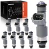 A-Premium Set of 8 Fuel Injectors Compatible with Nissan Titan