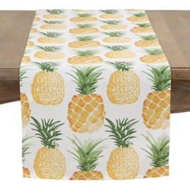 SARO LIFESTYLE Pineapple Collection Days Runner/3053.M1672B, 16" x 72", Multi