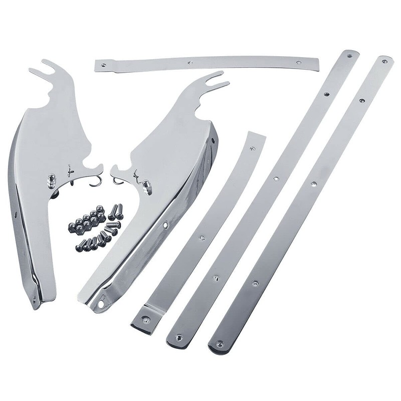 TCMT Windscreen Windshield Mount Bracket Kits Fits For Harley Softail