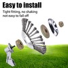 PLAXNS 10 Inch Rotary Steel Wire Brush Cutter Trimmer Head