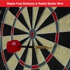 ESPN Dart Board Includes 6 Steel Tip Darts, Bristle Dartboard