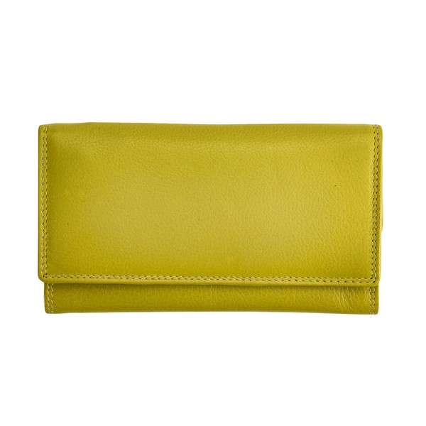 Josephine Osthoff Women's Leather Long Wallet with Zip Small Purse