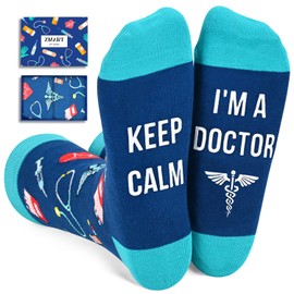 Zmart Doctor Gifts for Men Women - Gifts Ideas for Doctors Funny Gifts for Doctors Women Men Residency Medical Graduation Gifts, Doctor Socks Funny