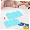 jojofuny 6pcs Craft Texture Impression Mats Premium Polymer Clay Tools