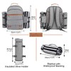 Sunflora Picnic Backpack for 4 Person with Blanket Picnic Basket