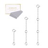 Bracelet Extender Durable White Gold Extenders for Necklace Bracelet Anklet