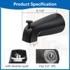 Dreyoo 5 1/4 Inch Bathroom Tub Spout Compatible with Westbrass