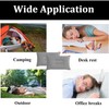 ZEACCT Pack of 2 Inflatable Pillows, Grey Inflatable Pillow, Height