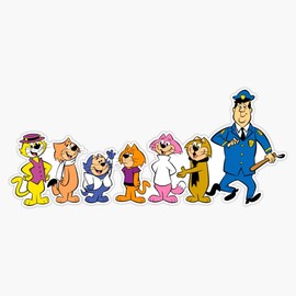 Leyland Designs Top Cat Sticker Outdoor Rated Vinyl Sticker Decal for Windows, Bumpers, Laptops or Crafts 5"