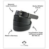 fashionchimp Basic Women's Belt Made of 100% Genuine Smooth Leather,