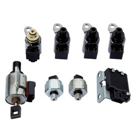 9PCS CVT JF011E Valve Body Solenoid Kit Compatible with Nissa n Altima Rogue Sentra Dodg e Caliber