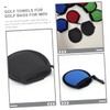 KOMBIUDA 2Pcs Cleaning Pouches Portable Wipe Bags for Golf Ball