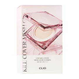 Clio 클리오 킬 커버 메쉬 글로우 쿠션 15g-본품+리필 Clio Kill Cover Mesh Glow Cushion 15g - Main Product + Refill