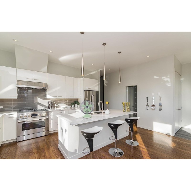 Good Housekeeping 92607 All-Metal 12" Retro Desk Office Table Fan