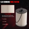 Dtomi Diesel Filter Kit Compatible With Dodge Vehicle 5.9L Cummins