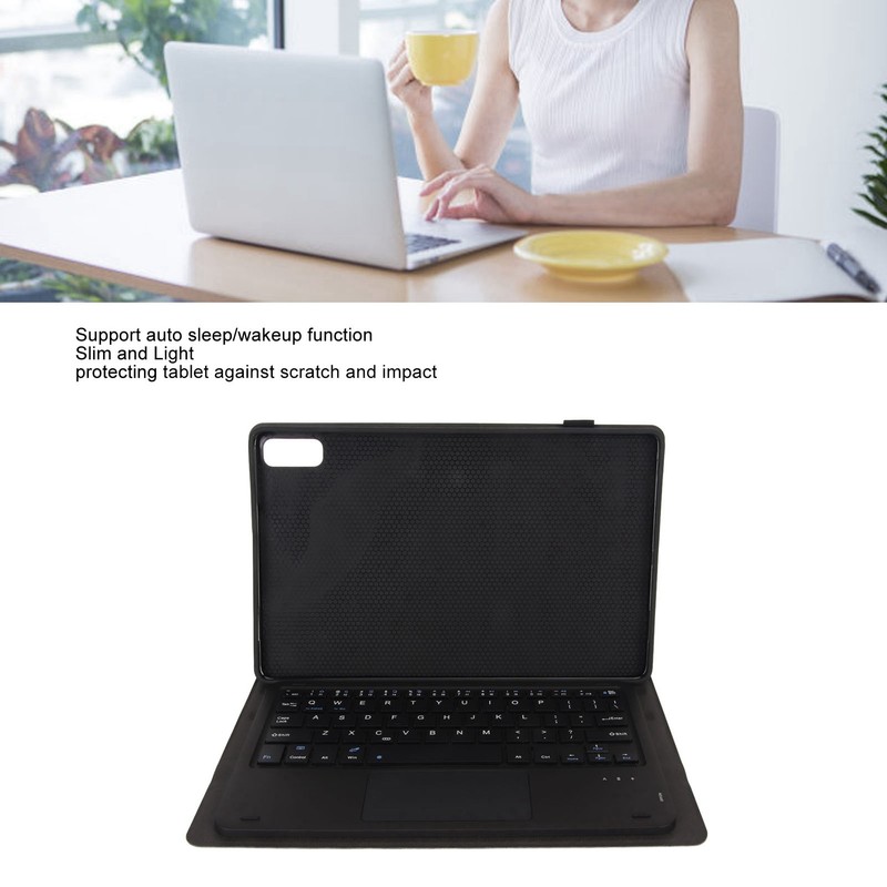 Tablet Keyboard BT Magnetic Case Pencil Holder Precise Cutout Wireless