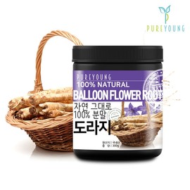 Pure Young Domestic Bellflower Powder 300g Bellflower Powder Bellflower Collection / 퓨어영 국산 도라지가루 300g 도라지분말 도라지모음