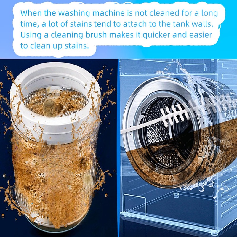 2Pcs Washing Machine Cleaning Brush, Washing Machine Brush Washing Machine