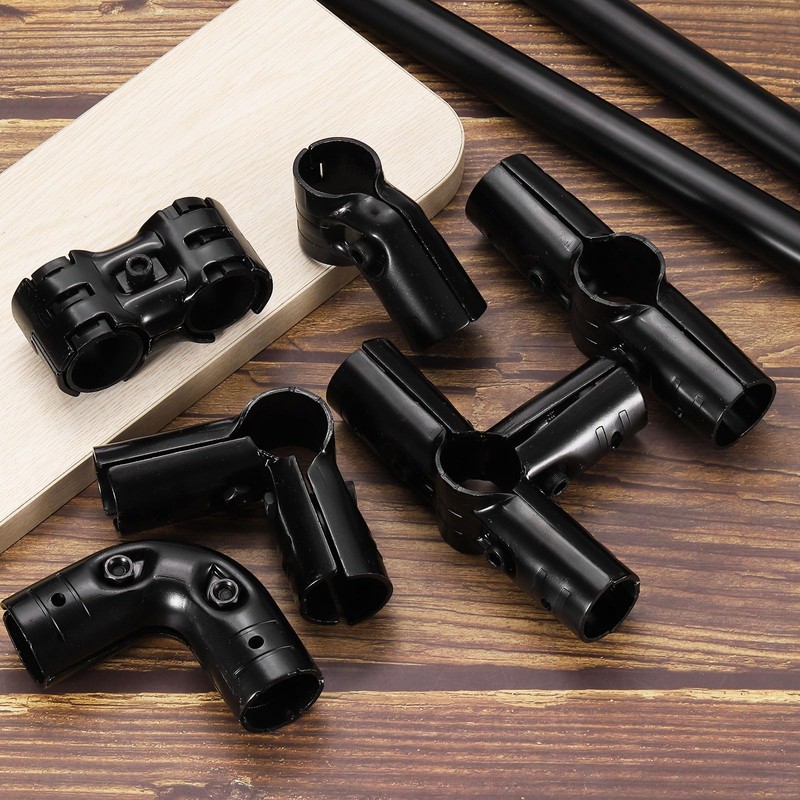 uxcell 2 Pcs 90 Degree Structural Pipe Connector, 1-1/8" 3-way