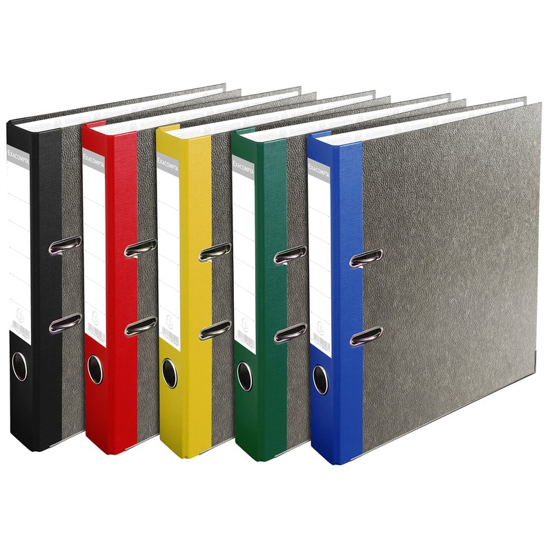 Exacompta Classeur A4 Laminated Paper Grey