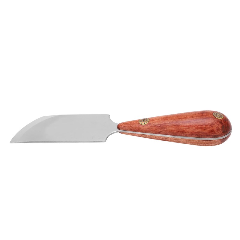 Leather Knife High Speed Steel Wooden Handle Easy Control Widely