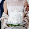 LINGPAR Decoración para Tarta de Lindar, con Diamantes de imitación,