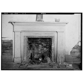 HistoricalFindings Photo: Fox-Harris-Jones House,State Road 21,Oak Hill,Wilcox County,Alabama,AL,HABS,2