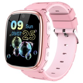Kids Smart Watch Toys for Boys Girls – Children Watch for Kids 4-12 Years Touch Screen Watch with 15 Games Video Camera Music Player Alarm School Mode Education Birthday Gifts Ages 5 6 7 8 9 10 (Pink)