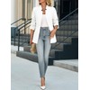 Cicy Bell Womens Business Casual Blazer Long Sleeve Open Front