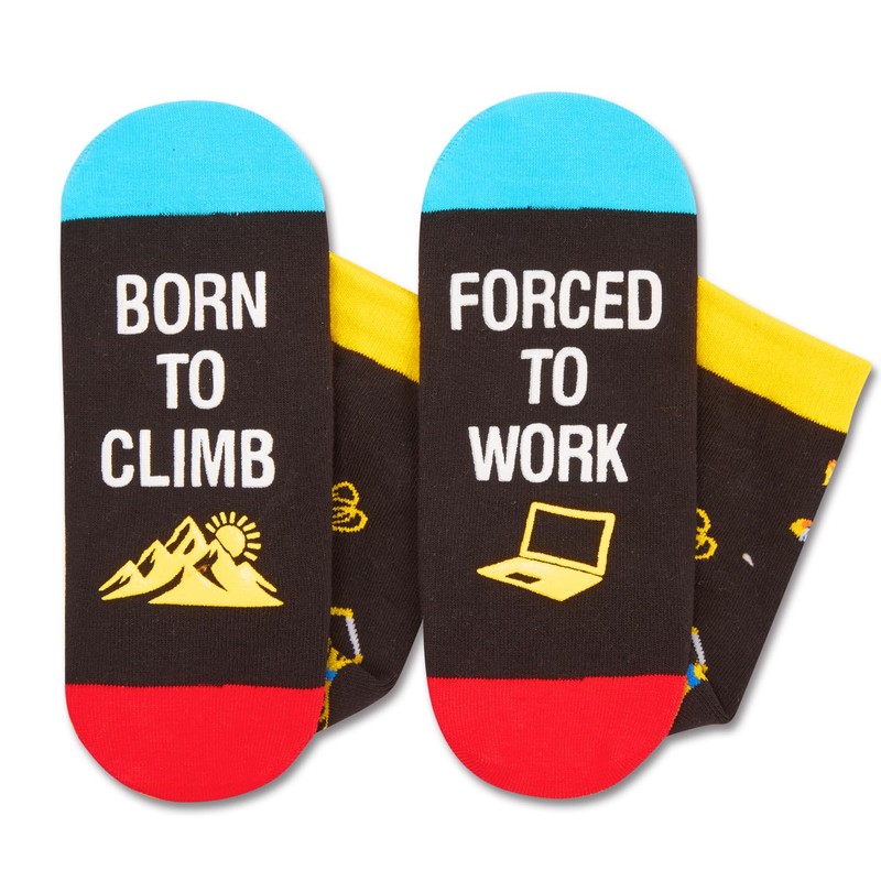 Zmart Rock Climbing Gifts For Men Women - Socks For