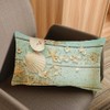 Nicokee Throw Pillow Cover Ocean Shell Starfish Light Green Wooden