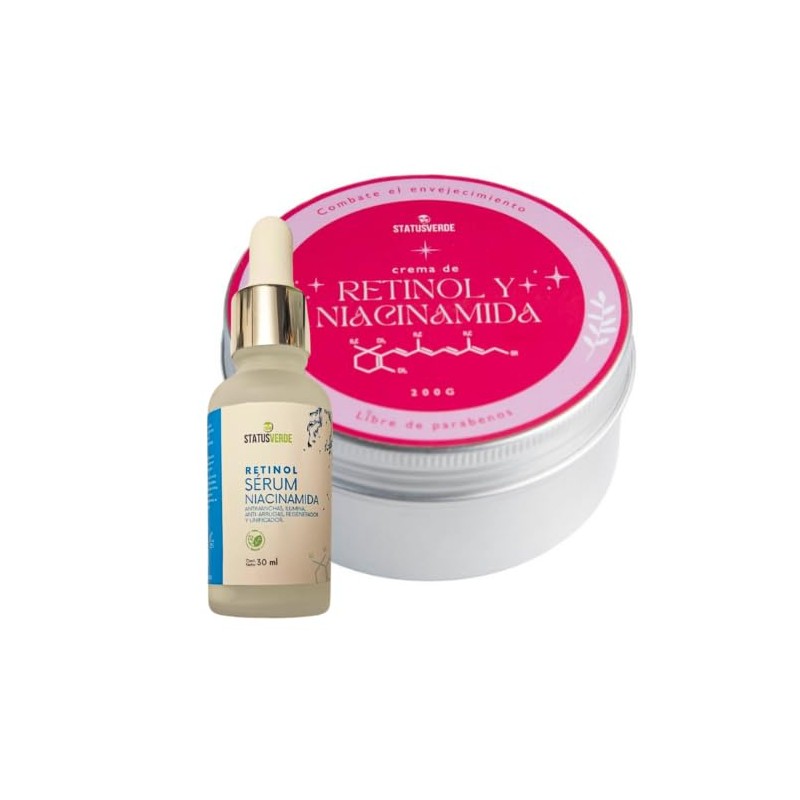 Kit 2 piezas ANTITEXTURA de RETINOL con Niacinamida crema 200g
