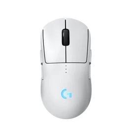 Logicool G PRO 2 Lightspeed 44K DPI Wireless Gaming Mouse G-PPD-002XWL-WH, Lightweight 2.8 oz (80 g), LIGHTFORCE Hybrid Switch, HERO2 Sensor, USB Type-C, 95 Hours Continuous Use, Powerplay Wireless