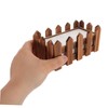 Operitacx 2pcs Rustic Rectangular Flower Pot with Foam Insert for
