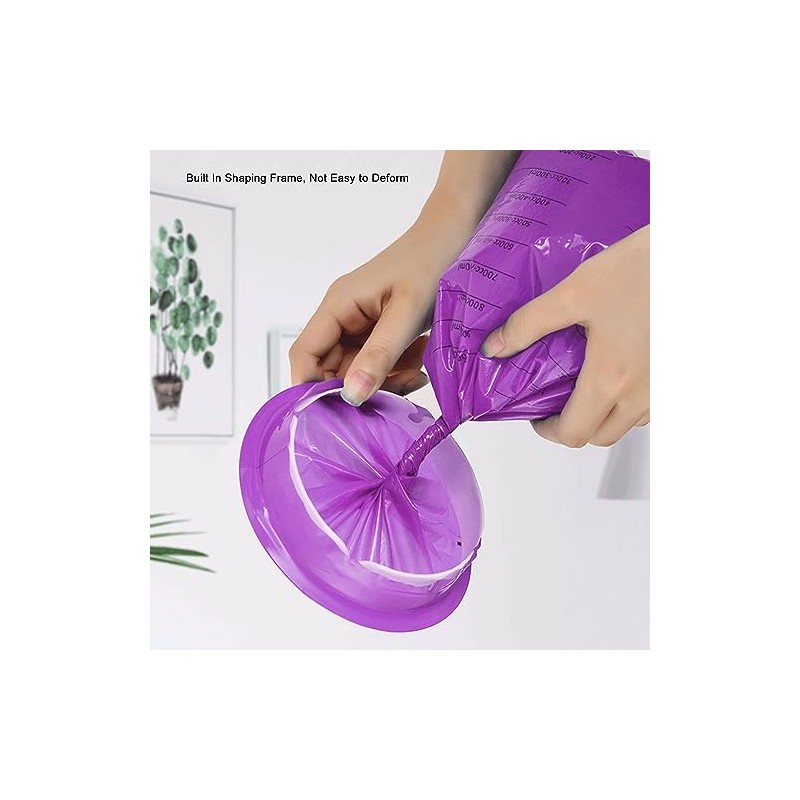Bolsa para Vómitos Desechable de 20 Piezas, Bolsa Portátil para