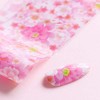 10pcs Full Bloom Cherry Blossom Pink Flower Flower Nail Foil