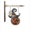 11 Inch Metal Jack O Lantern w/Hat Arrow Replacement