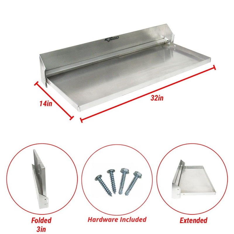 Pit Posse 610 Work Station Fold Down Flip Out Tray