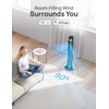 Dreo Smart Tower Fan for Bedroom, 26ft/s High-Speed 40" Standing