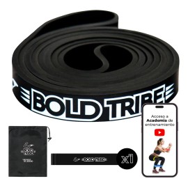 Liga Banda Resistencia Crossfit Calistenia Negra #2 Con 3 Bonos Mini Banda Bolsa Y Video Tutoriales Pull Ups Bold Tribe